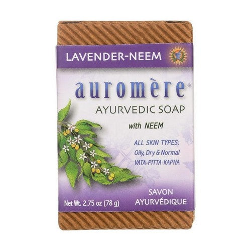 Ayurvedic Bar Soap Lavender-Neem 2.75 Oz by Auromere