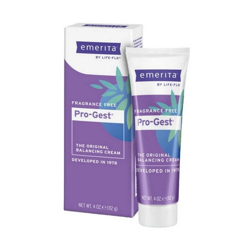 Pro-Gest Cream Value Size Paraben Free 4 Oz by Emerita