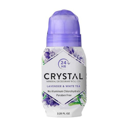 Mineral Deodorant Roll On Lavender & White Tea 2.25 Oz by Crystal
