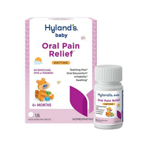 Baby Oral Pain Relief Tablets 125 Tabs by Hylands
