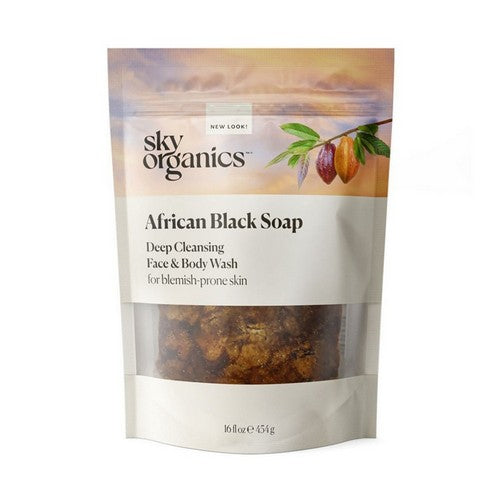 African Black Soap 16 Oz by Sky Organics