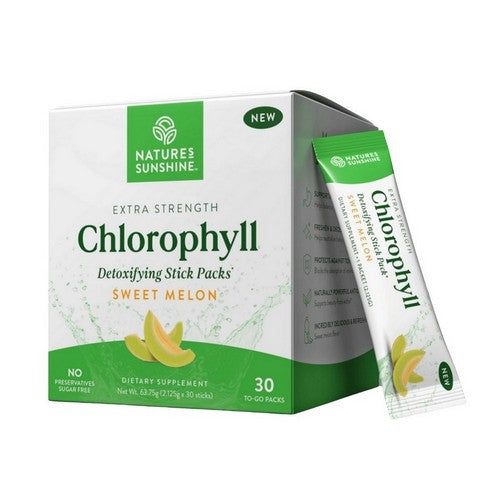 Chlorophyll Detoxifying Sweet Melon 30 Stick Packs by Nature's Sunshine