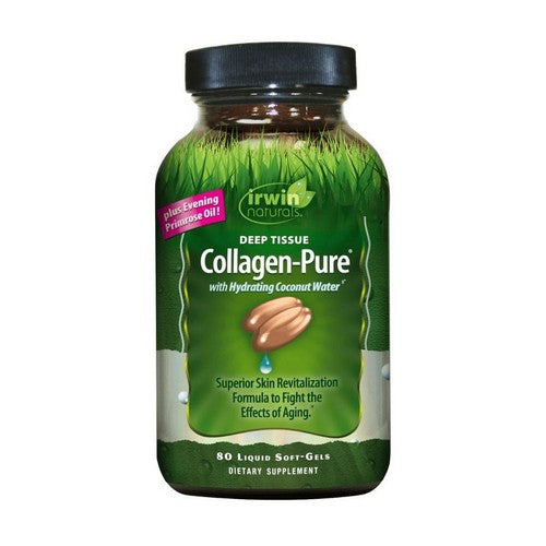 Deep Tissue Collagen Pure 80 Softgels by Irwin Naturals