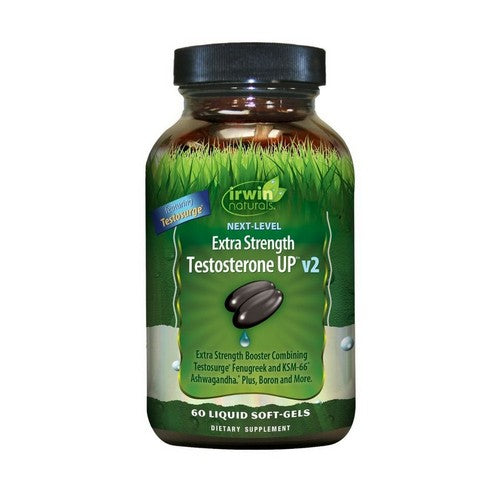 Extra Strength Testosterone UP X2 60 Softgels by Irwin Naturals