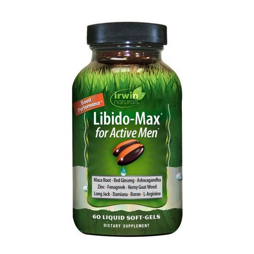 Libido Max for Active Men 60 Softgels by Irwin Naturals