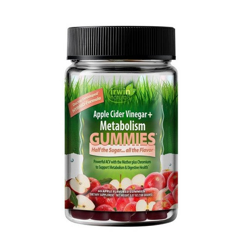 Apple Cider Vinegar + Metabolism 40 Gummies by Irwin Naturals