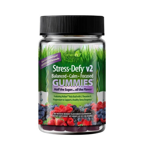 Stress-Defy Balanced, Relaxed, Focused 30 Gummies by Irwin Naturals