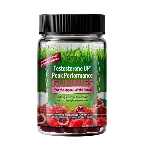 Testosterone Up Peak Performance 30 Gummies by Irwin Naturals