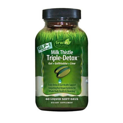Milk Thistle Triple Detox 60 Softgels by Irwin Naturals