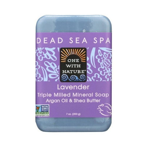 Lavender Bar Soap 7 Oz by One with Nature