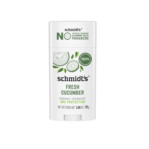 Deodorant Stick Fresh Cucumber 2.65 Oz by Schmidt's Deodorant