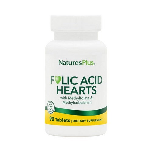 Folic Acid Hearts 90 Tabs by NaturesPlus