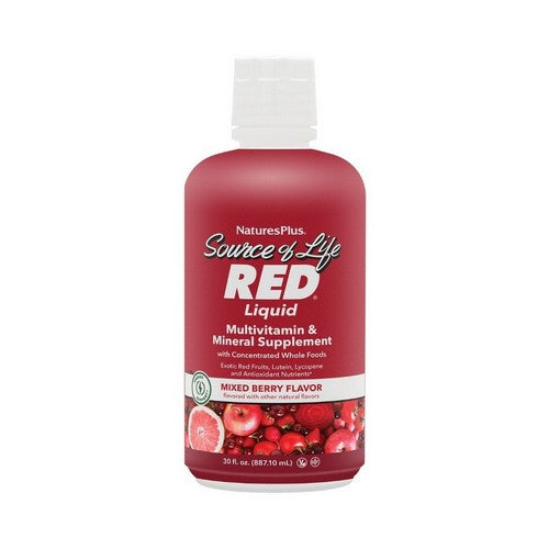 Source Of Life Red Multivitamin Liquid Mixed Berry 90 Tabs by NaturesPlus