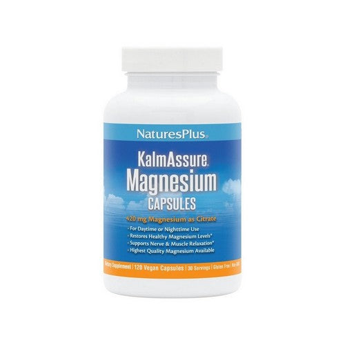 KalmAssure Magnesium 120 VegCaps by NaturesPlus