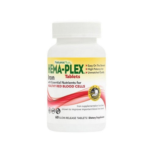 Hema Plex Slow Release 60 Tabs by NaturesPlus