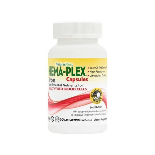 Hema-Plex Iron 60 Vcaps by NaturesPlus