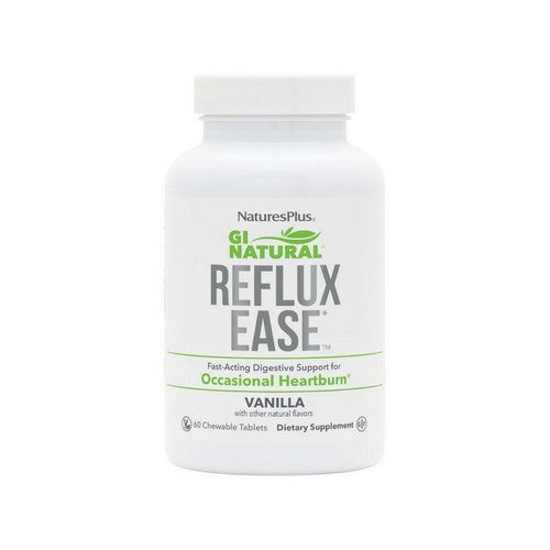Gi Natural Reflux Ease Vanila 60 Chewables by NaturesPlus