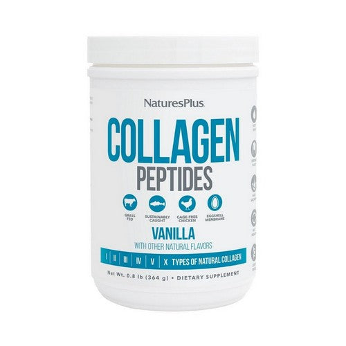 Collagen Peptides Vanilla Powder 0.8 Lb by NaturesPlus