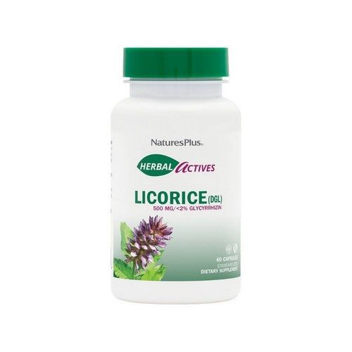Herbal Actives Licorice DGL 60 Vcaps by NaturesPlus
