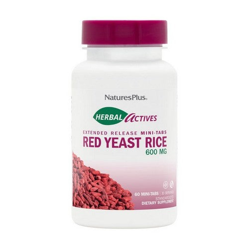Herbal Actives Red Yeast Rice Extended Release Mini 60 Mini Tabs by NaturesPlus
