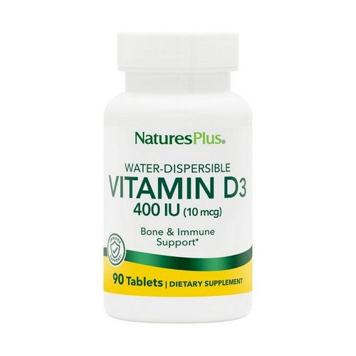 Vitamin D3 Water-Dispersible 90 Tabs by NaturesPlus