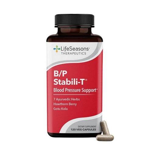B/P Stabili-T Blood Pressure Support 120 Veg Caps by LifeSeasons Therapeutics