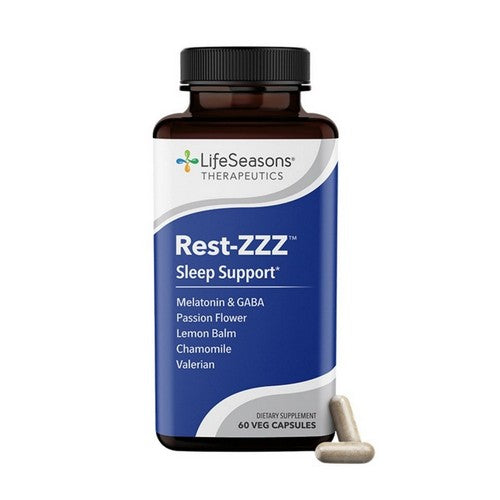 Rest-ZZZ Sleep Support 60 Veg Caps by LifeSeasons Therapeutics