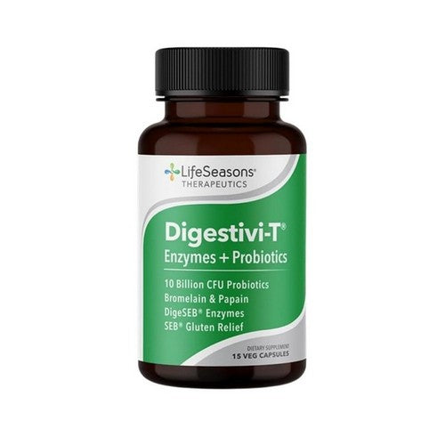Digestivi-T Enzymes Plus Probiotic 15 Veg Caps by LifeSeasons Therapeutics