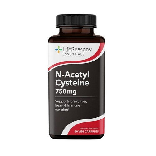 N-Acetyl Cysteine 60 Veg Caps by LifeSeasons Therapeutics