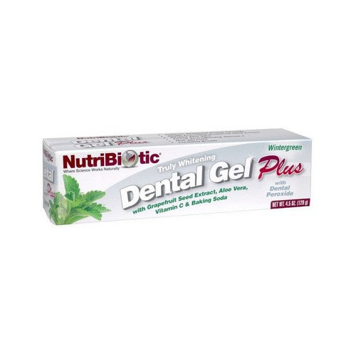 Dental Gel Plus Truly Whitening Wintergreen 4.5 Oz by NutriBiotic