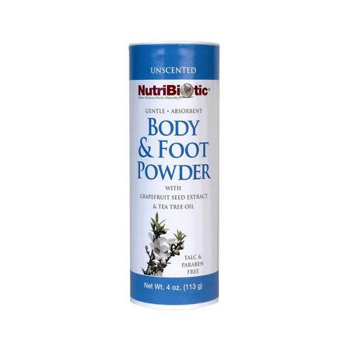 Body And Foot Powder Unscented 4 Oz by NutriBiotic