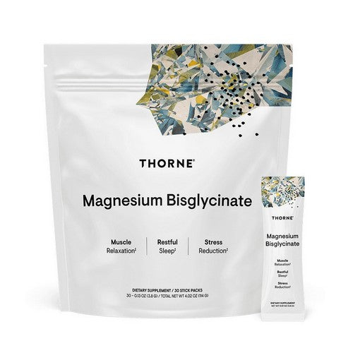 Magnesium Bisglycinate Travel Packs 30 Stick Packs by Thorne