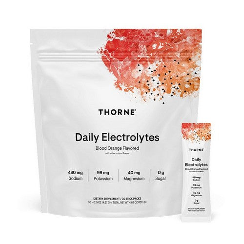 Daily Electrolytes Blood Orange 30 Stick Packs by Thorne