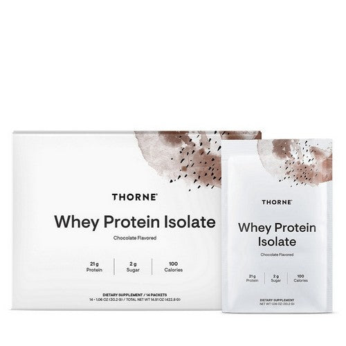 Whey Protein Isolate Travel Packs Chocolate 14 Packets by Thorne