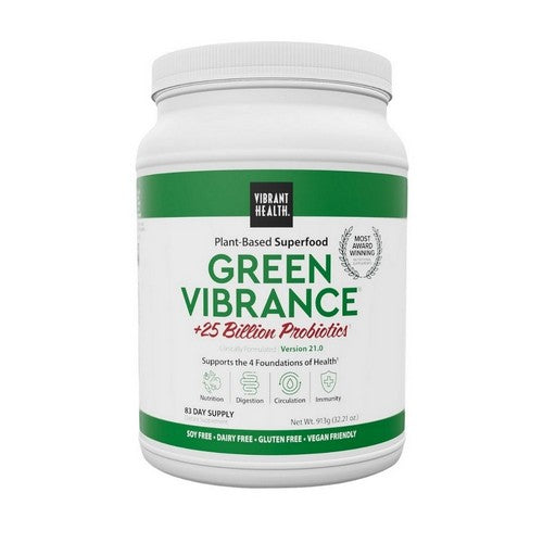 Green Vibrance Plus Probiotics Version 21.0 32.21 Oz by Vibrant Health