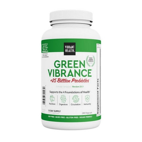 Green Vibrance Version 21.0 240 Veg Caps by Vibrant Health
