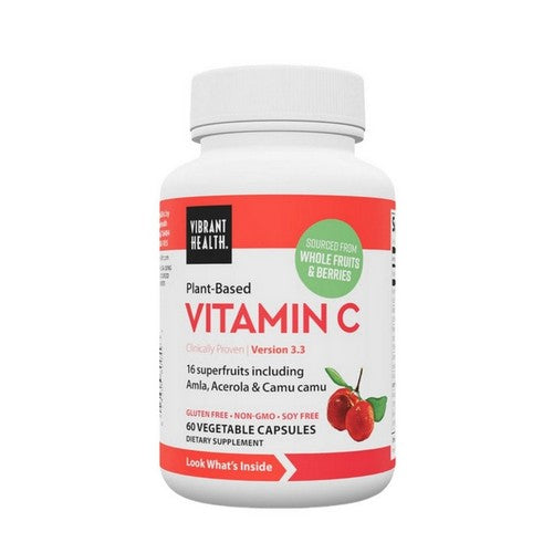 Plant Based Vitamin C 60 Veg Caps by Vibrant Health