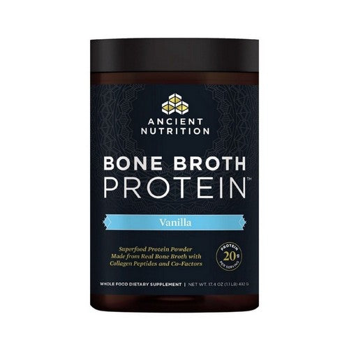 Bone Broth Protein Vanilla 17.4 Oz by Ancient Nutrition