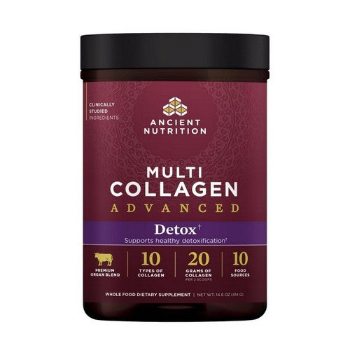 Multi Collagen Advanced Detox 14.6 Oz by Ancient Nutrition