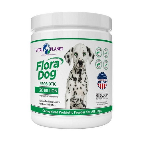 Flora Dog Daily Probiotic Powder 3.92 Oz by Vital Planet