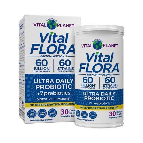 Vital Flora Ultra Daily Probiotic 30 Veg Caps by Vital Planet