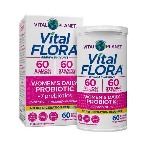 Vital Flora Women’s Daily Probiotic 60 Veg Caps by Vital Planet
