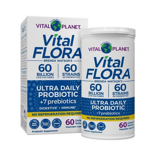 Vital Flora Ultra Daily Probiotic 60 Veg Caps by Vital Planet