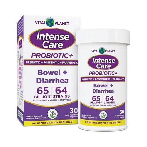 Intense Care Bowel And Diarrhea Probiotic 30 Veg Caps by Vital Planet