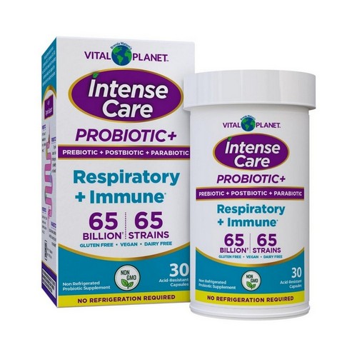 Intense Care Respiratory And Immune Probiotic 30 Veg Caps by Vital Planet