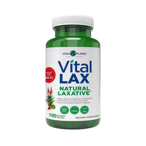 Vital Lax Natural Laxative 100 Veg Caps by Vital Planet