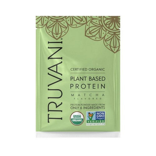 Organic Plant Based Protein Powder Matcha 1.1 Oz by Truvani