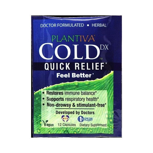 ColdDx Quick Relief 12 Caps by Plantiva