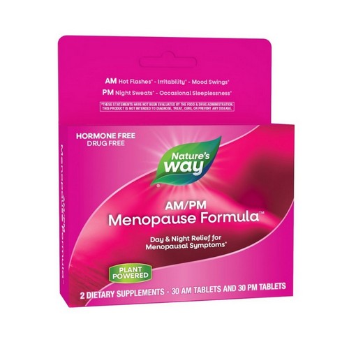 AM/PM Menopause Formula 60 Tabs by Nature's Way