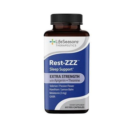 Rest-ZZZ Extra Strength Sleep Support Supplement 60 Caps by LifeSeasons Therapeutics